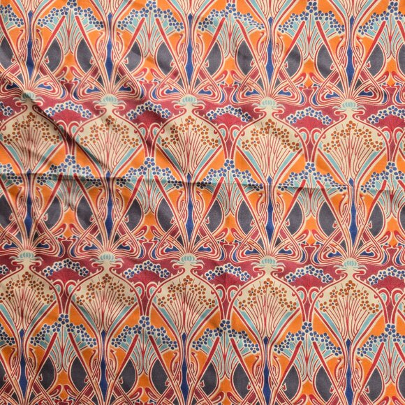 Liberty Silk Scarf Vintage Ianthe Design - Picture 3 of 6